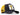 Gorra de camionero BlackBork antracita/amarillo y parche con la letra Y V1