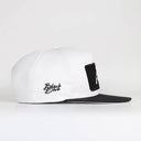 boga logolu siyah-beyaz hip hop sapka