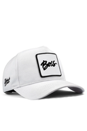 boss logolu beyaz beyzbol premium sapka