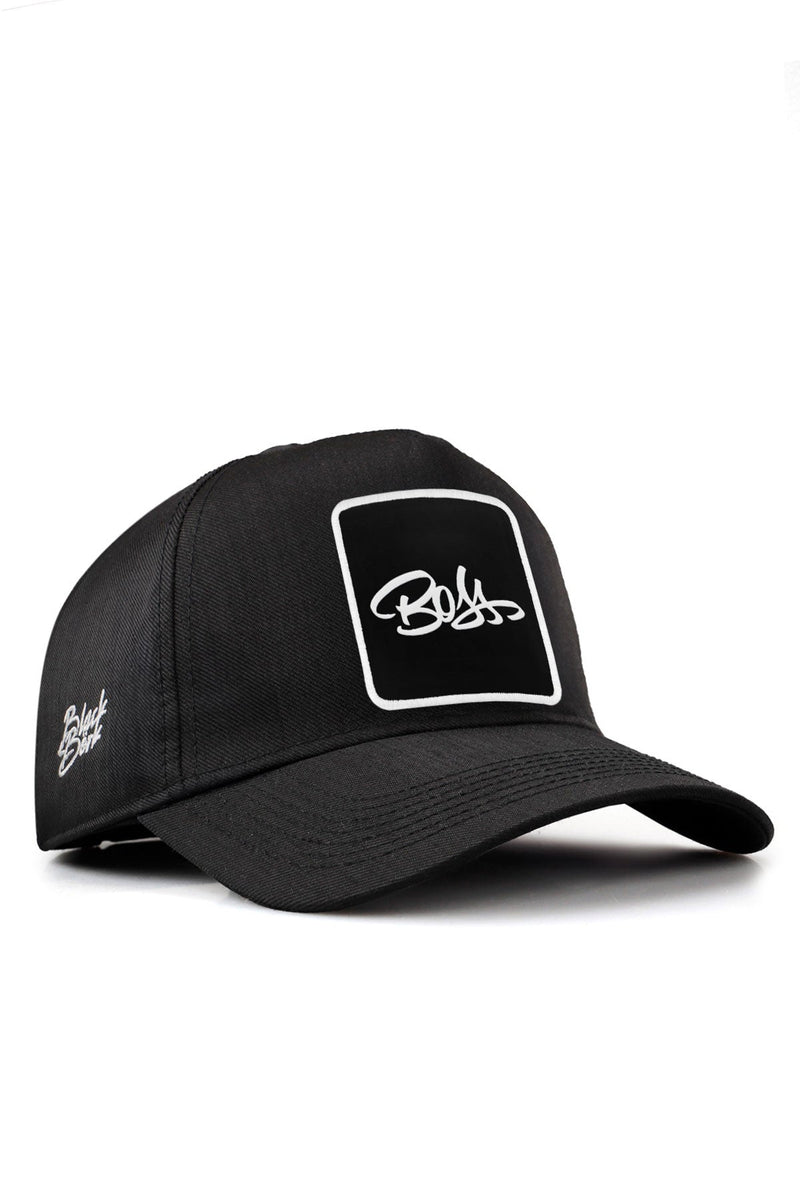 Black BlackBörk Baseball Cap with Boss patch