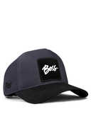 boss logolu siyah-antrasit beyzbol premium sapka