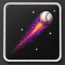 Comet Ball patch for BlackBork caps