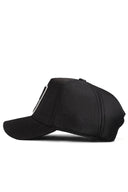 Cordura Black Trucker Hat with Number 7 Patch