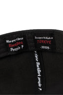 Cordura Black Trucker Hat with Bull Patch