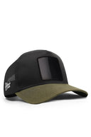 cordura haki-siyah trucker sapka
