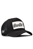 Cordura Black Trucker Hat with Hustle Patch