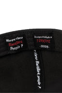 Cordura Black Baseball Cap with I Hate People Patch