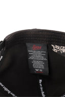 Cordura Black Baseball Cap with I Hate People Patch