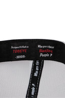 cordura not today logolu siyah-beyaz trucker sapka