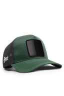 cordura petrol yesili-siyah trucker sapka