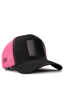 cordura siyah-pembe trucker sapka