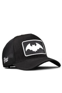 Cordura Black Trucker Hat with Bat Patch