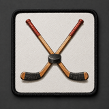 Crossed Sticks patch for BlackBork caps
