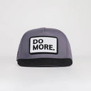 do more logolu siyah-gri hip hop sapka