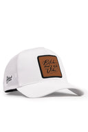 don't kill my vibe logolu beyaz trucker sapka