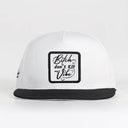 don't kill my vibe logolu siyah-beyaz hip hop sapka