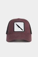 efendy logolu kahve-siyah trucker sapka