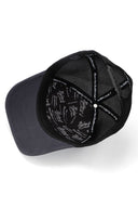 efendy logolu antrasit-siyah trucker sapka