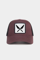 efendy logolu kahve-siyah trucker sapka