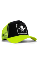 efendy logolu neon-siyah trucker sapka