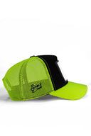 efendy logolu neon-siyah trucker sapka