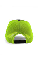 efendy logolu neon-siyah trucker sapka