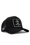 efendy logolu siyah trucker sapka