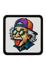 Einstein – BlackBörk velcro cap patch