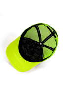 Neon & Black Trucker Hat with Dragon Patch