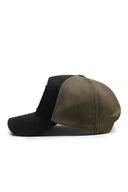 el patron logolu cordura siyah-haki trucker sapka