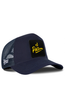 Navy Trucker Hat with El Patron Patch - BlackBork