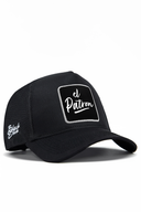 el patron logolu siyah trucker sapka