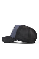 fighter logolu siyah-antrasit trucker sapka