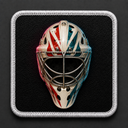 Goalie Mask patch for BlackBork caps