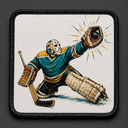 Goalie Save patch for BlackBork caps