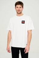 gtr logolu oversize m-l b-shirt beyaz