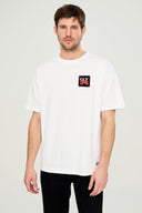 gtr logolu oversize m-l b-shirt beyaz