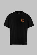 gtr logolu oversize m-l b-shirt siyah
