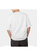 gym mode on logolu oversize m-l b-shirt beyaz