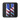 BlackBork V1 Bandera de EE. UU. Letra H Parche negro