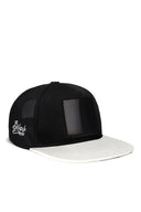 hip hop beyaz-siyah cocuk trucker sapka