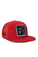 hip hop kids aslan logolu krmz cocuk trucker sapka