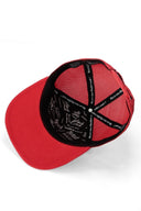 hip hop kids aslan logolu krmz cocuk trucker sapka