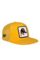 hip hop kids aslan logolu sar cocuk trucker sapka