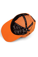 hip hop kids aslan logolu turuncu cocuk trucker sapka