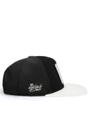 hip hop kids ay logolu beyaz-siyah cocuk trucker sapka