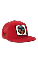 hip hop kids ay logolu krmz cocuk trucker sapka