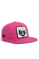 hip hop kids ay logolu pembe cocuk beyzbol sapka