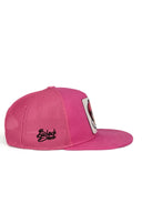 hip hop kids ay logolu pembe cocuk trucker sapka
