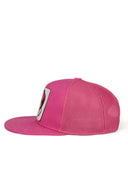 hip hop kids ay logolu pembe cocuk trucker sapka